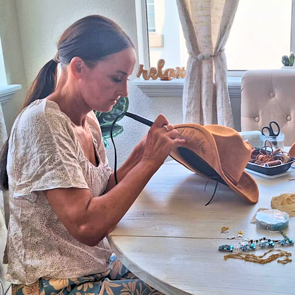 Custom Hand-Burned Hat – Made Just for You