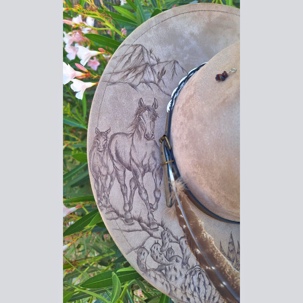 Horses in the desert - Image 2