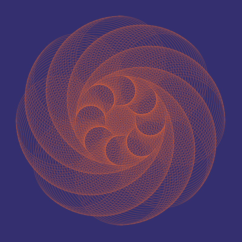 Flower Wheel 40”x40”