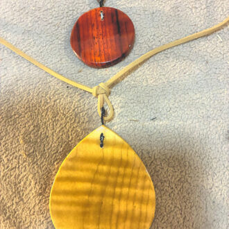 PADAUK AND CURLY MAPLE Necklaces